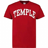 Temple Owls New Agenda Arch WEM T-Shirt - Cardinal,baseball caps,new era cap wholesale,wholesale hats